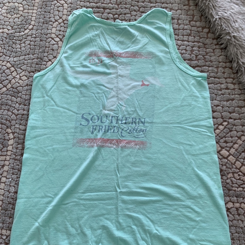 Southern Fried Cotton Tank top with Duck